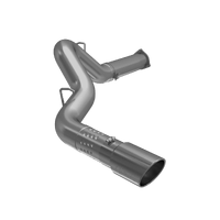 5" Filter Back, Single Side (Silverado/Sierra 07-10) - Aluminized Steel - T304 Stainless Steel Tip