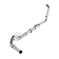 5" Turbo Back Stock Cat, Single Side Exit (F-250/350 03-07) - Aluminized Steel