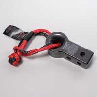 7075 Aluminium Rope Friendly Recovery Hitch + 9K Soft Shackle