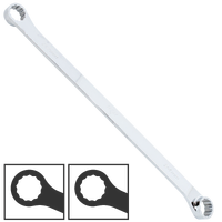 Double Box Ring Spanner - Extra Long - Metric - 15° Offset - Individual