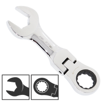 Flex Head Gear Drive ROE Quad Drive Spanner - Stubby - SAE - Individual