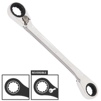 Double Gear Drive Ring Spanner - Metric - 15° Offset - Individual