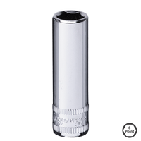 1/4" Drive Deep Socket - 6pt Metric - Individual