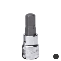 3/8" Drive Inhex Socket - SAE - Individual, Size: 7/32"