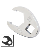 3/8" Drive Flex Crowfoot Nut Spanner - Metric - Individual