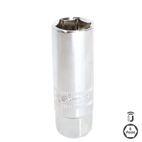 3/8" Drive Magnetic Spark Plug Socket - 12pt Metric - Individual