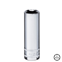 3/8" Drive Deep Socket - 6pt SAE - Individual