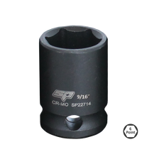 3/8" Drive Impact Socket - 6pt SAE - Individual