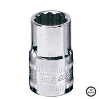 1/2" Drive Socket - 12pt SAE - Individual