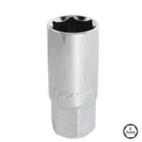 1/2" Drive Spark Plug Socket - 6pt SAE - Individual