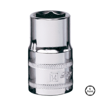 1/2" Drive Socket - 6pt Metric - Individual