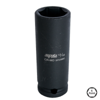 1/2" Drive Deep Impact Socket - 6pt SAE - Individual