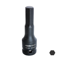 1/2" Drive Inhex Impact Socket - Metric - Individual