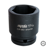 3/4" Drive Impact Socket - 6pt SAE - Individual