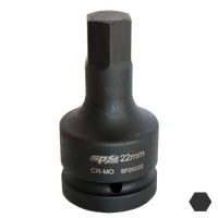 1" Drive Inhex Impact Socket - Metric - Individual