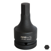 1" Drive Inhex Impact Socket - SAE - Individual