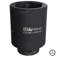1-1/2" Drive Deep Impact Socket - 6pt Metric - Individual
