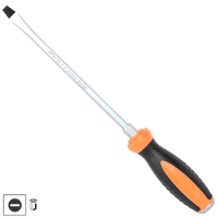 Go Thru Screwdriver - Heavy Duty - Slotted - Individual