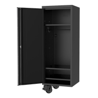 27" USA Sumo Series Side Cabinet - 3 Fixed Shelves + Clothes Hang Rail 