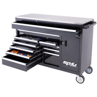 Sumo Series Roll Cab Tool Kit with Power Tool Cupboard and Built-in Power Board - 448pc - Metric & SAE 