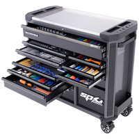 Tech Series - Master Technician Roll Cab Tool Kit - 408pc - Metric Only 