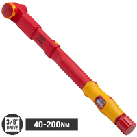 Torque Wrench - Micrometer - VDE Insulated - 3/8" - 20 To 100Nm