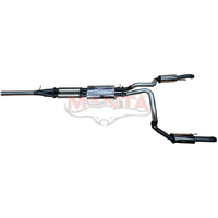 Cat Back Exhaust System, Center Muffler & Rear Muffler (Silverado 1500 14+)