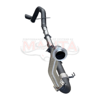 4in-5in Turbo Back Without Cat & Without Muffler (Silverado 2500 HD LTZ, 6.6L TD V8, 20-25)