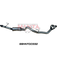 3in Catback (F-150 3.5L V6 SWB 23+) - Chrome Side Exit Tips