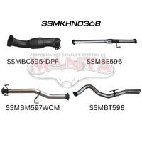 3in Turbo Back with Cat & without Muffler (Colorado RG 12-16)