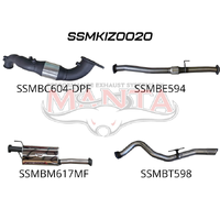 Turbo Back with Cat & Muffler (D-Max 20+)