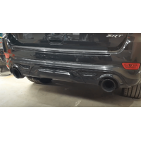 Dual 3in Cat Back Stainless Steel with Black Tips - Medium (Grand Cherokee WK2 21+)