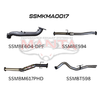 Turbo Back without Cat & with Hotdog (BT-50 20+)