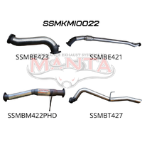 Exhaust Full System without Cat & with Hotdog (Triton MN 09-14)