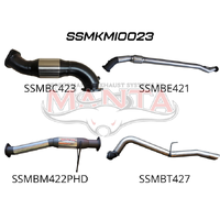 Exhaust Full System with Cat No Muffler (Triton MN 09-14)