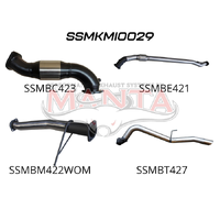 Exhaust Full System with Cat No Muffler (Triton MN 09-14)