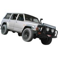 Single 2.5in Extractors Back Stainless Steel - Medium (Patrol GQ 87-97)