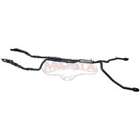 Dual 3in Full Exhaust with Extractors & Cat & 5in Black Tips (Ram 1500 DT 19+)