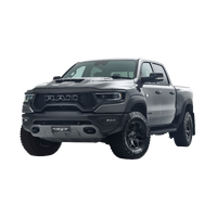 Dual 3in Full System with Extractors 5in Black Tips Stainless Steel - Loud (Ram 1500 TRX 21+)