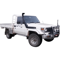 Single 2.5in Extractors Back Stainless Steel - Quiet (Landcruiser HZJ79 90+)