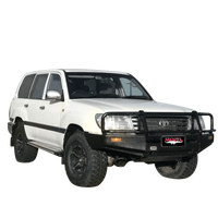 Single 2.5in Full System Stainless Steel - Medium (Landcruiser HZJ105 90-00)