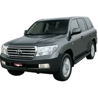Dual 3in into Single 4in Turbo Back with Cat Stainless Steel - Quiet (Landcruiser VDJ200 07-15)