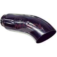 3in Turbo Back with Cat & Black Tip Stainless Steel - Quiet (Landcruiser 300 Series 21+)