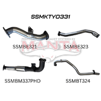 3in Turbo Back with Hotdog (Landcruiser HZJ105 90-00)