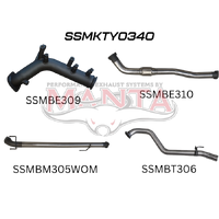 3in Turbo Back WOM No Cat (Hilux GUN125R 15+)