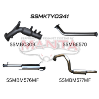 Turbo Back with Cat (Hilux GUN125R 15+)