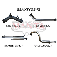 Turbo Back without Cat (Hilux GUN125R 15+)