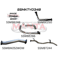 3in Without Muffler to Suit DTS Turbo (Landcruiser HZJ75, 78)