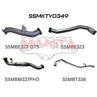 3in Turbo Back With Hotdog To Suit DTS Turbo Kit (Landcruiser HZJ80)