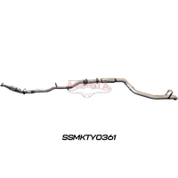 4in Turbo Back for Superior Eng Coil Conv 300 Ext With Cat (Landcruiser VDJ79 Single & Dual Cab Ute)